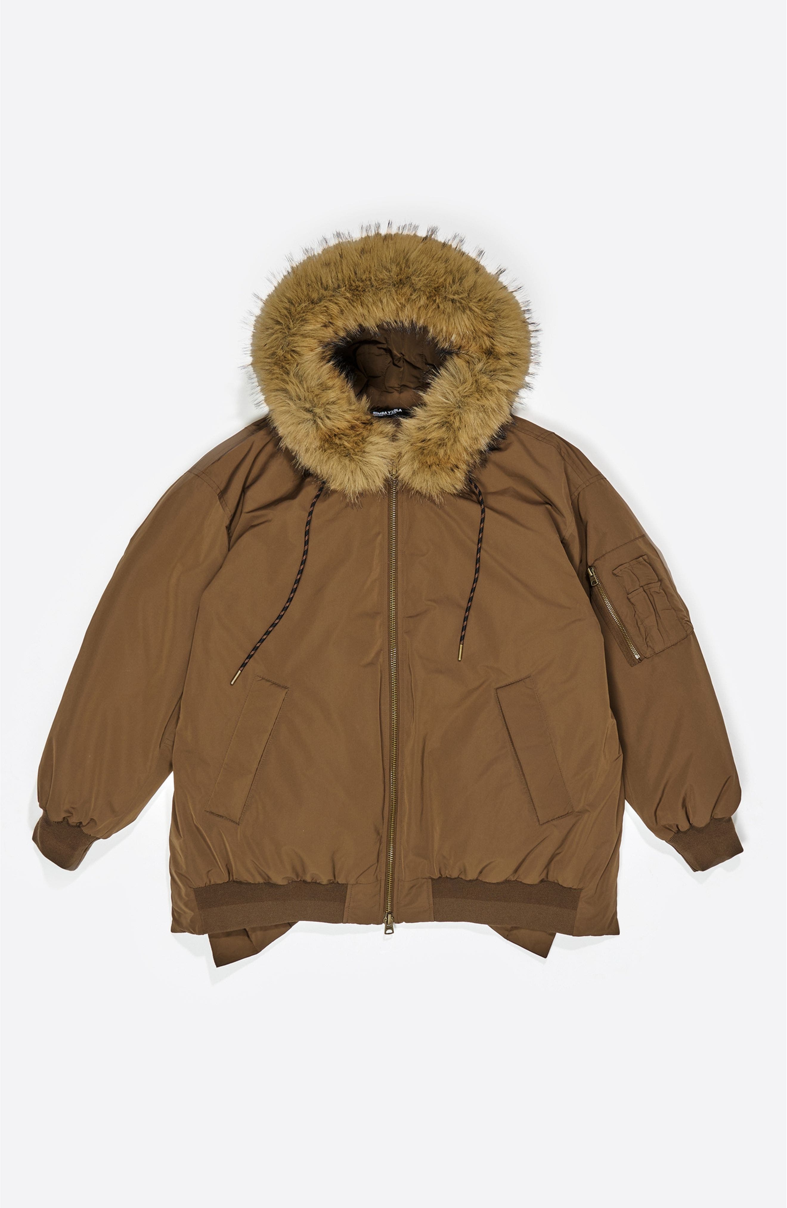 Hooded Down Bomber Jacket - image 2