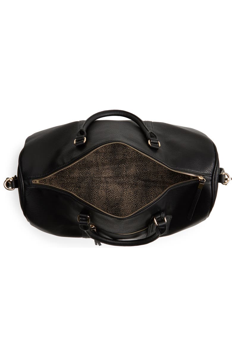 Sole Society Devon Faux Leather Weekend Duffle Bag, Alternate, color,