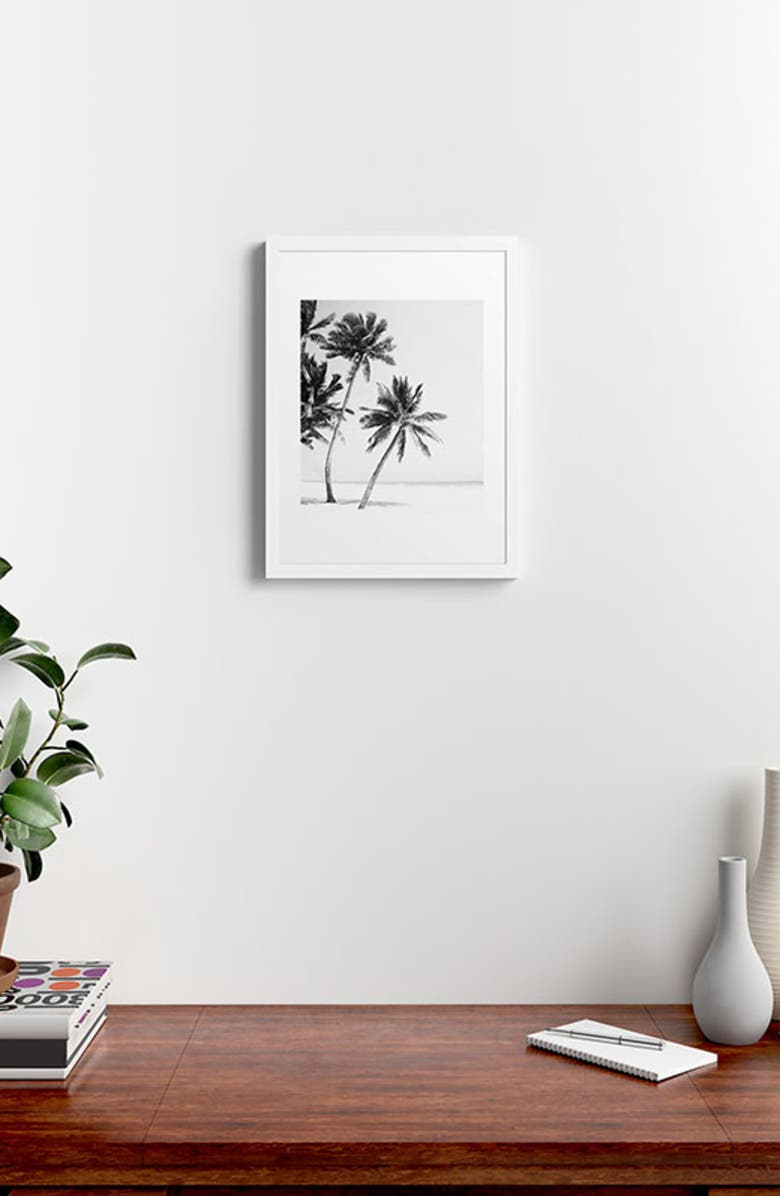 Deny Designs Island Framed Art Print, Alternate, color, Black-White