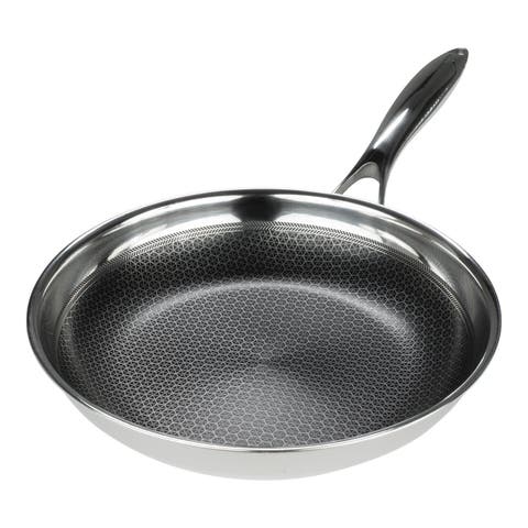 Black Cube 9-1/2 Inch Stainless/Nonstick Hybrid Fry Pan
