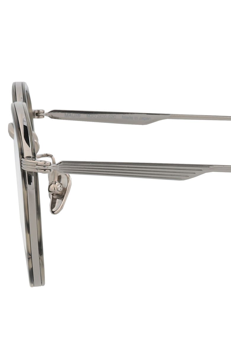 Maui Jim 46mm Round Optical Frames, Alternate, color, Grey Gunmetal Transparent