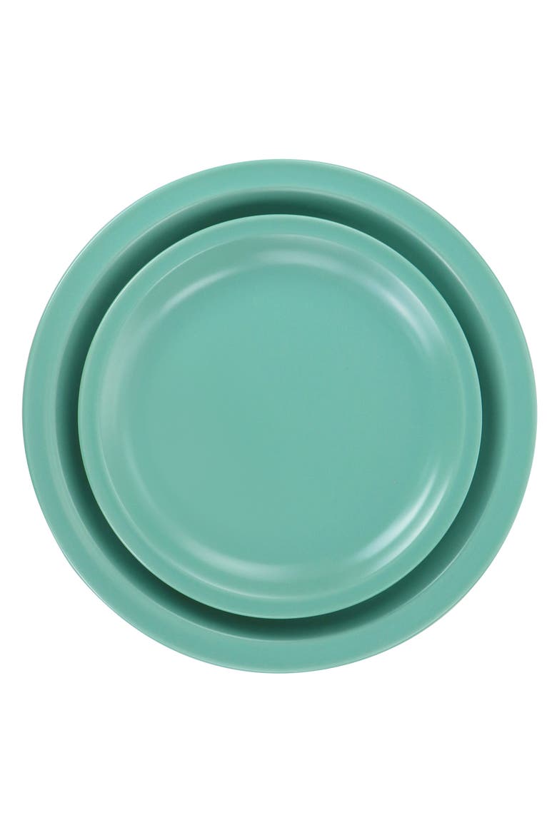 16 Piece Siam Stoneware Dinnerware Set, Alternate, color, Green