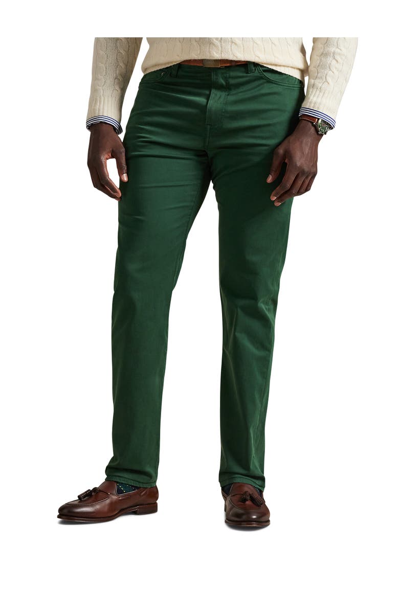 Stretch 5-Pocket Pants, Main, color, VINTAGE PINE