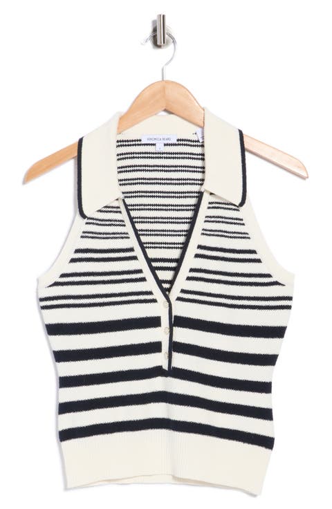 Meera Striped Knit Tank