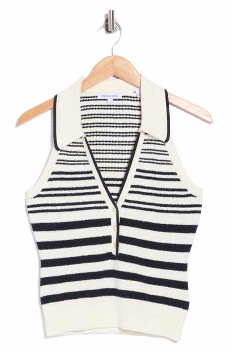 Meera Striped Knit Tank