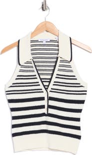 Veronica Beard Meera Striped Knit Tank