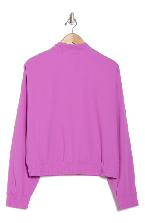 Puma Essential Ripstop Pullover Jacket In Wild Berry