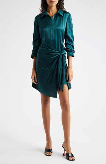 Jacey Silk Shirtdress