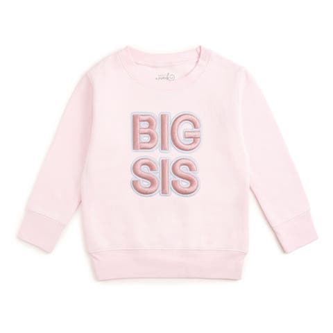 Big Sis Embroidered Patch Sweatshirt (Baby, Toddler & Little Kid)