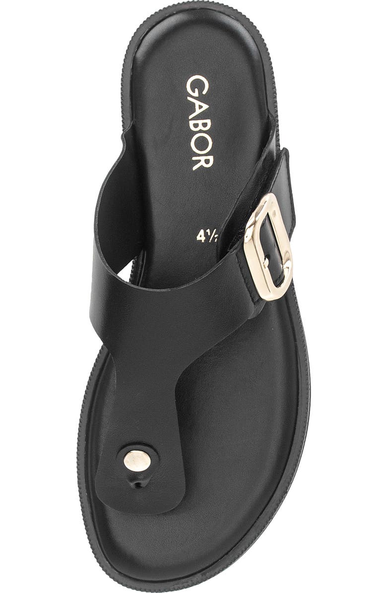 Gabor Studded Flip Flop, Alternate, color, Black