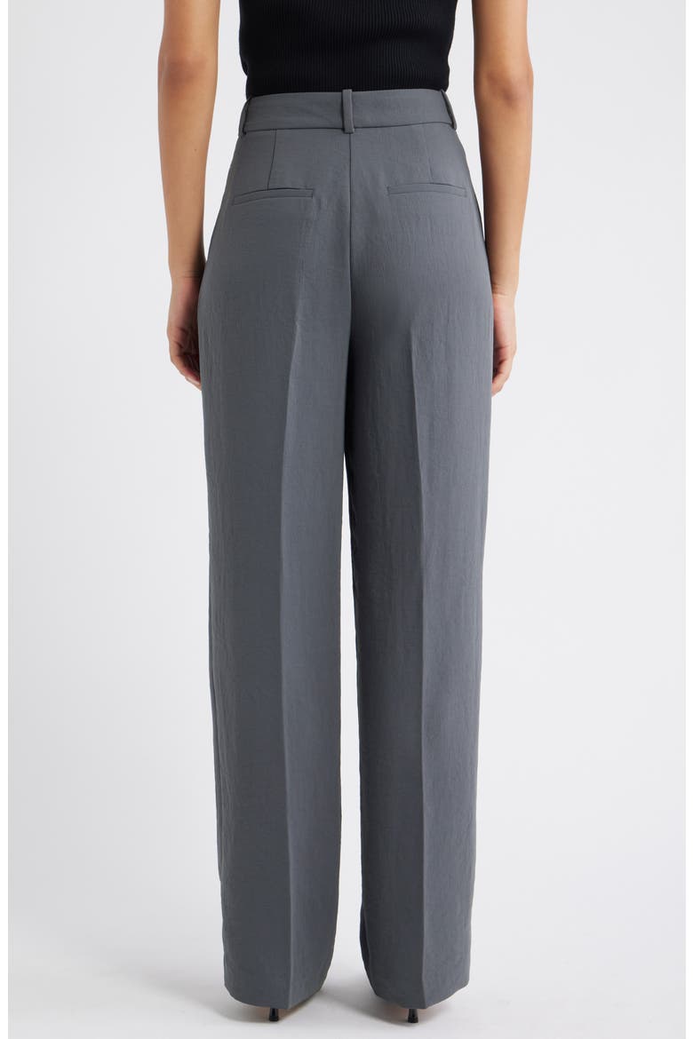 Curator Crepe Trousers, Alternate, color, GREY MAGNET