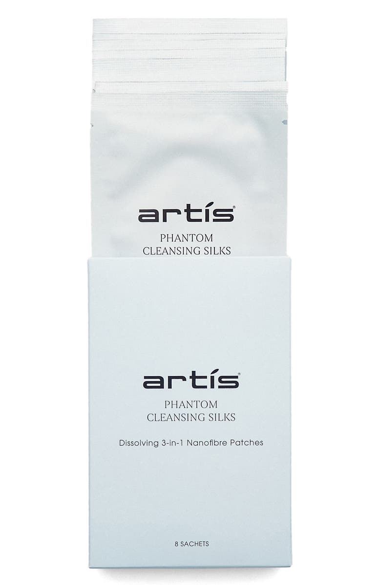 Artis Phantom Cleansing Silks Dissolving 3-in-1 Nanofibre Patches, Main, color,