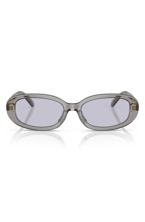 53mm Oval Sunglasses