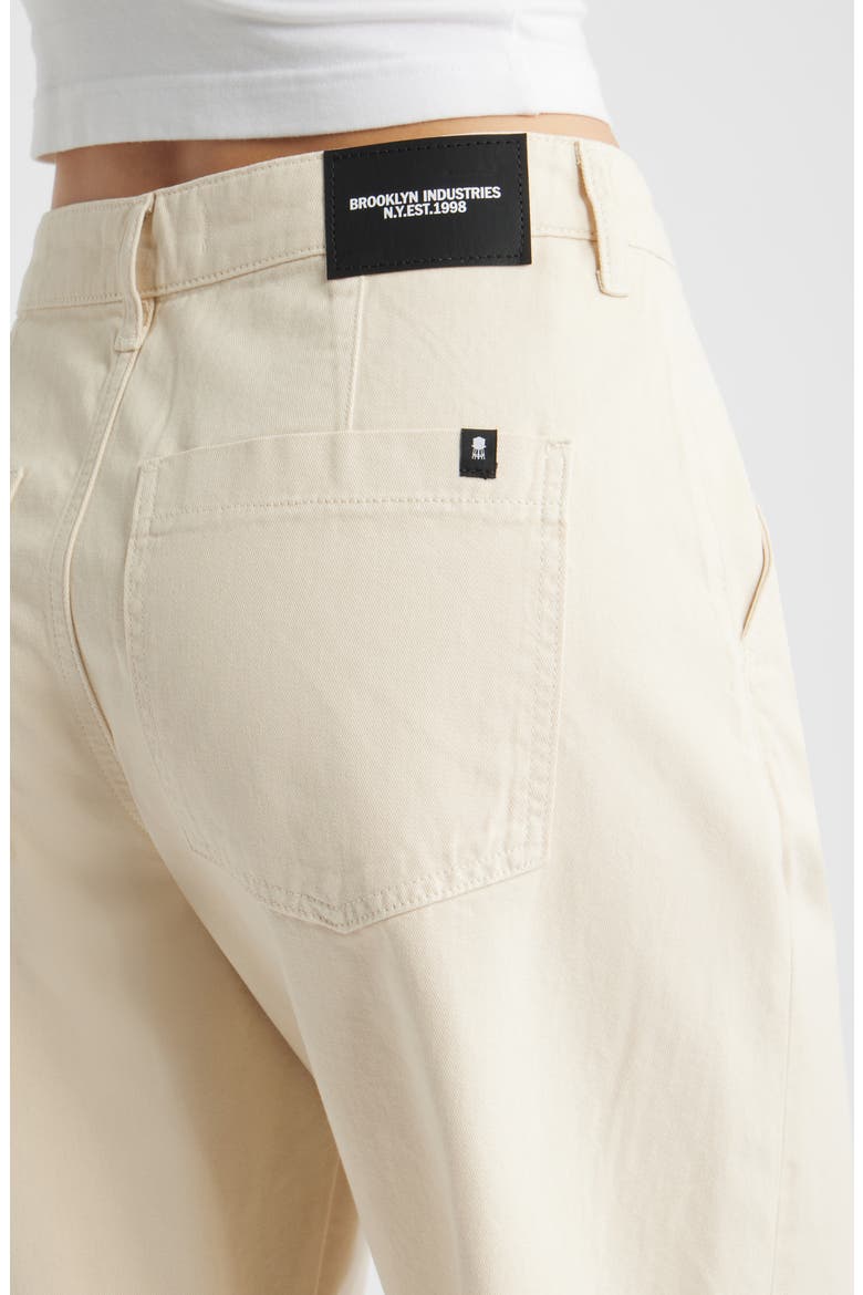 Barrel Leg Cotton Chinos, Alternate, color, SANDSHELL COLORED