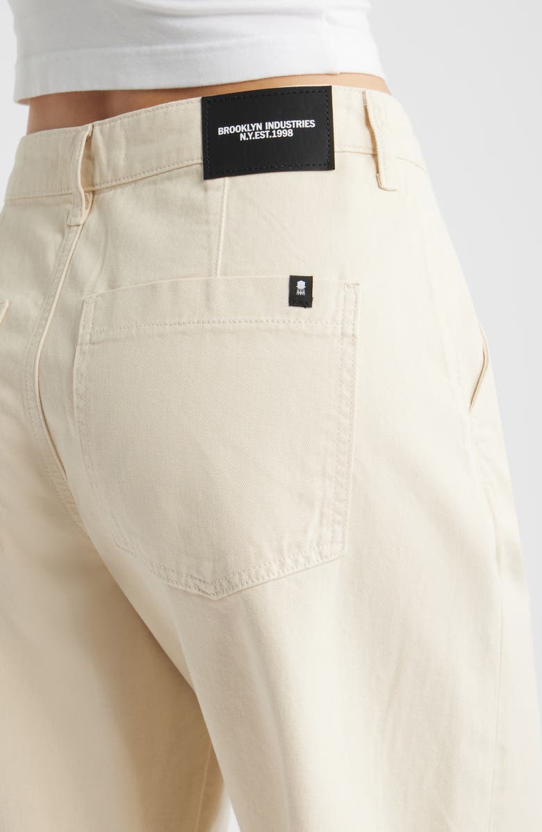 Brooklyn Industries Barrel Leg Cotton Chinos, Alternate, color, Sandshell Colored