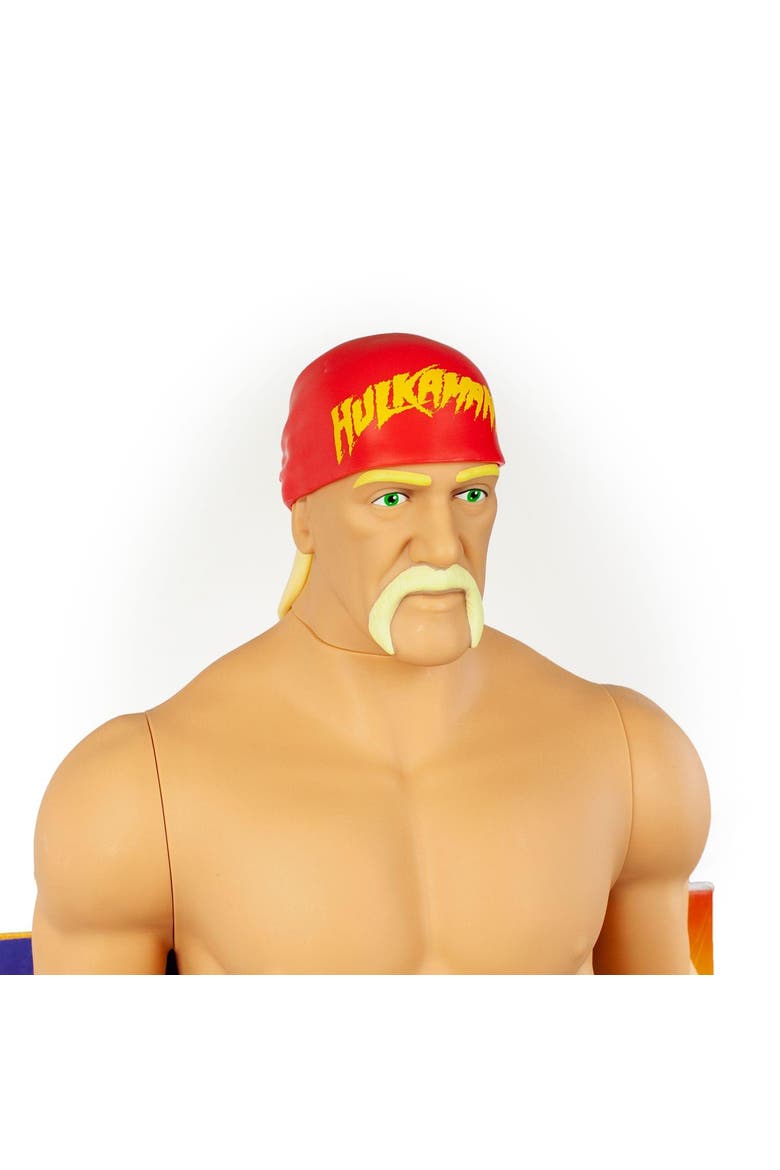 WWE Hulk Hogan Action Figure | Giant Sized Wrestler Great for Kids | 31" Tall, Alternate, color, Multi-Color