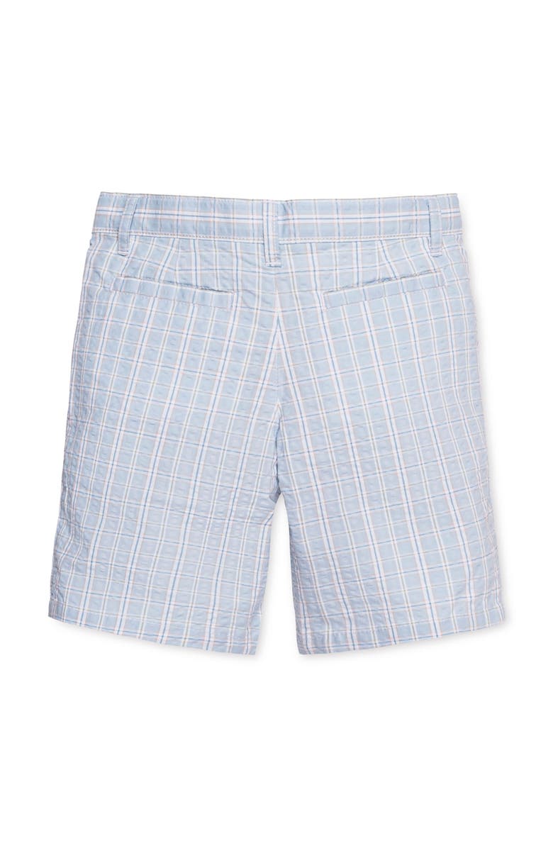 Hope & Henry Kids' Organic Seersucker Short, Alternate, color, Blue Chateau Check