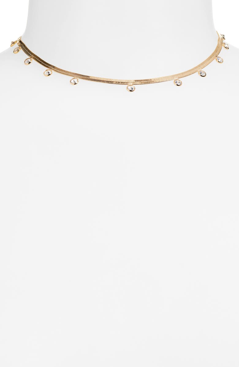 Child of Wild Lila Choker Necklace, Alternate, color, Gold