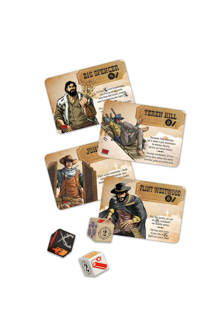 Bang! Dice Explosion Western Themed Dice Rolling Game, Alternate, color, Multicolored