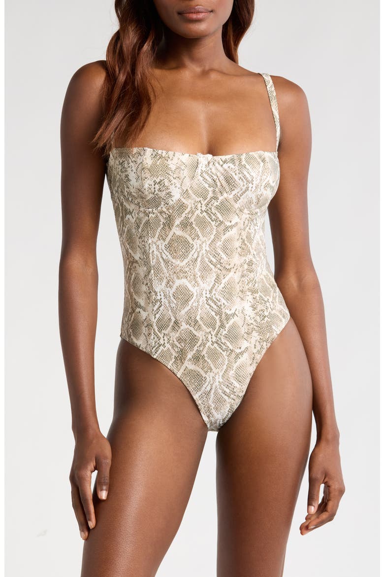 Underwire One-Piece Swimsuit, Main, color, SSP PRINT001