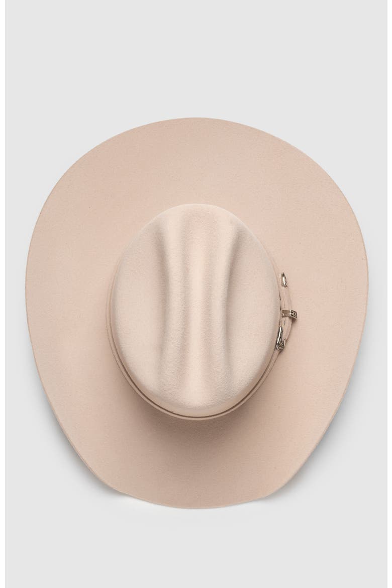 The Bronson Cowboy Hat, Alternate, color, Ivory