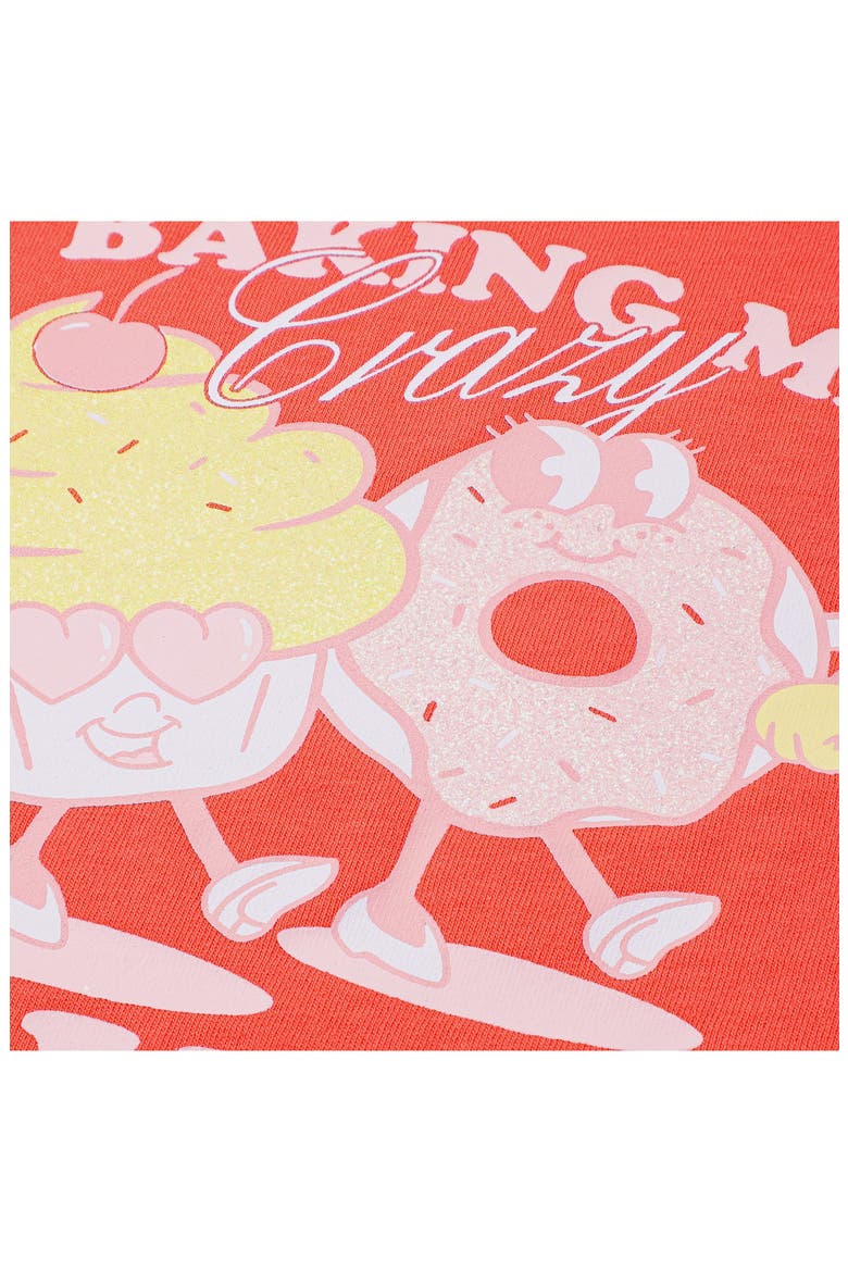 Kids' Graphic T-Shirt, Alternate, color, HOT CORAL