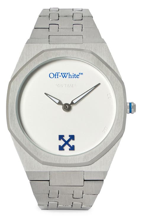 On Time Stainless Steel Quartz Watch, 39mm