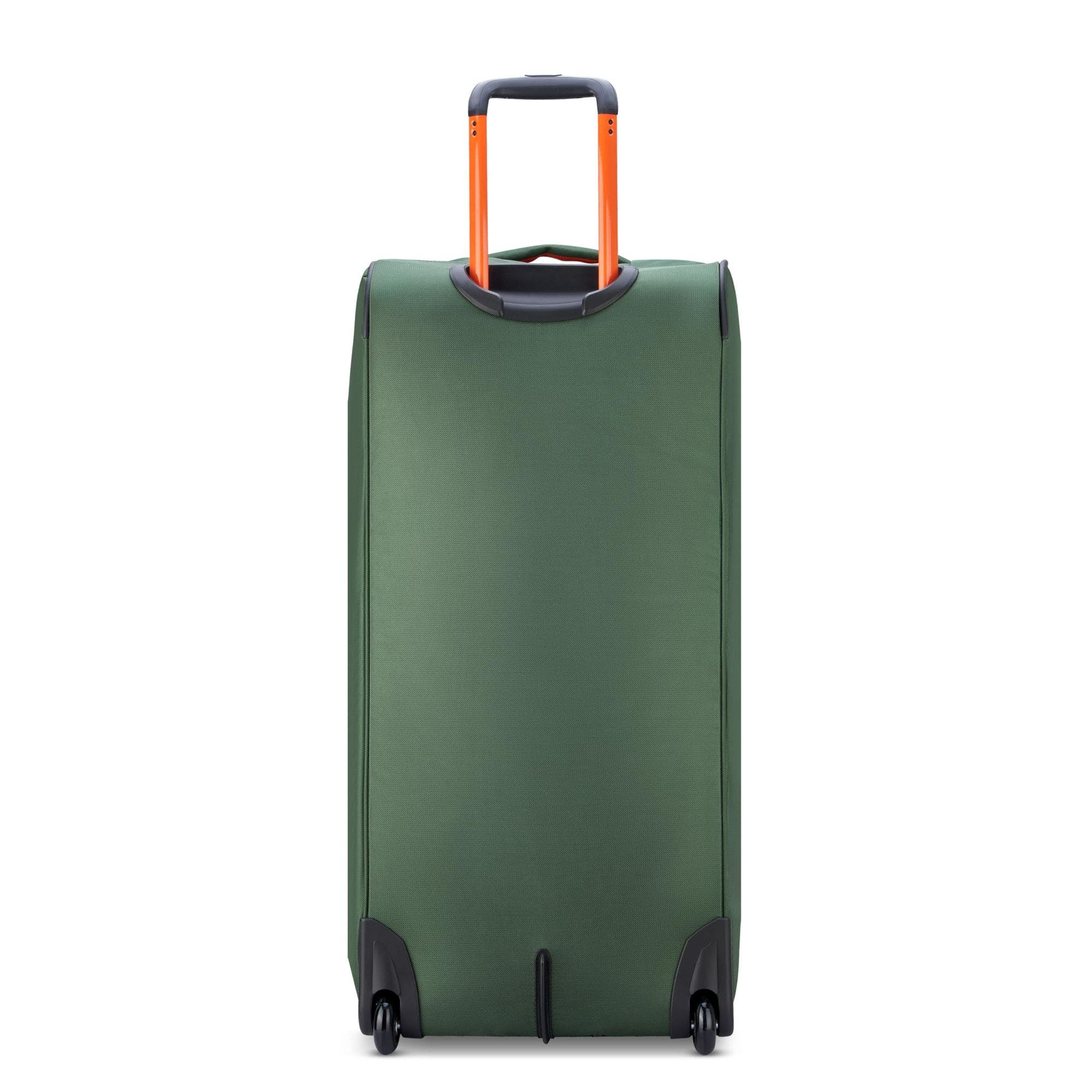 JS009D 20 Inch Two Wheel Rolling Travel Duffle Bag, Alternate, color, Green