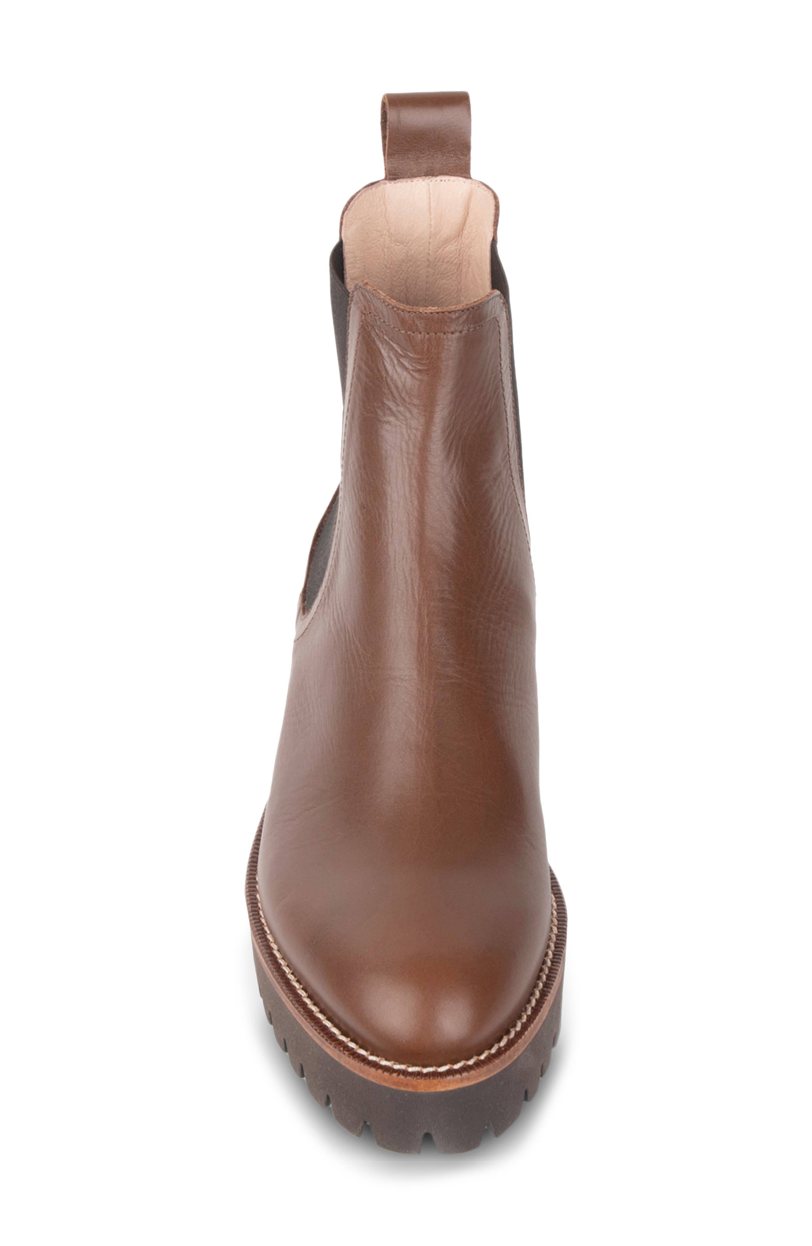 Lug Sole Chelsea Boot, Alternate, color, CHOCOLATE