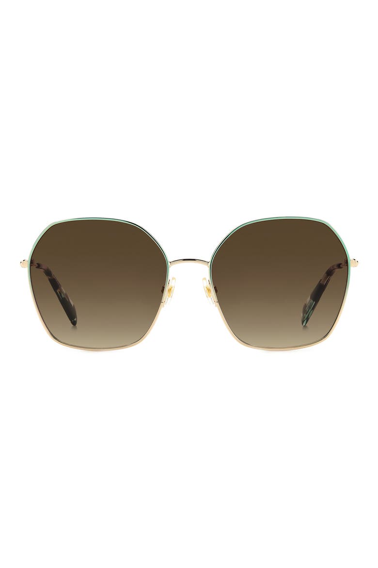 kenna 57mm square sunglasses, Main, color, 0LKS-HA