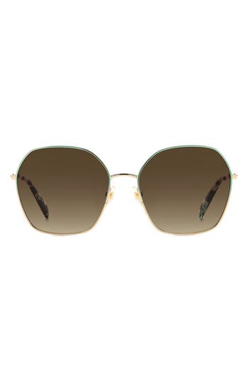 Kate Spade New York Kenna 57mm Square Sunglasses In 0lks-ha