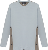 MCM Maternity Ribbed Drawstring Hem Long Sleeve Top Shirt Combo
