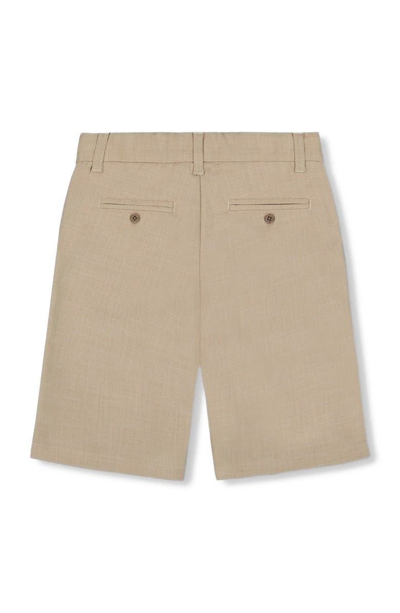 Deux par Deux Little Boy's Slant Pocket Bermuda Shorts Light Taupe, Alternate, color, Light Taupe