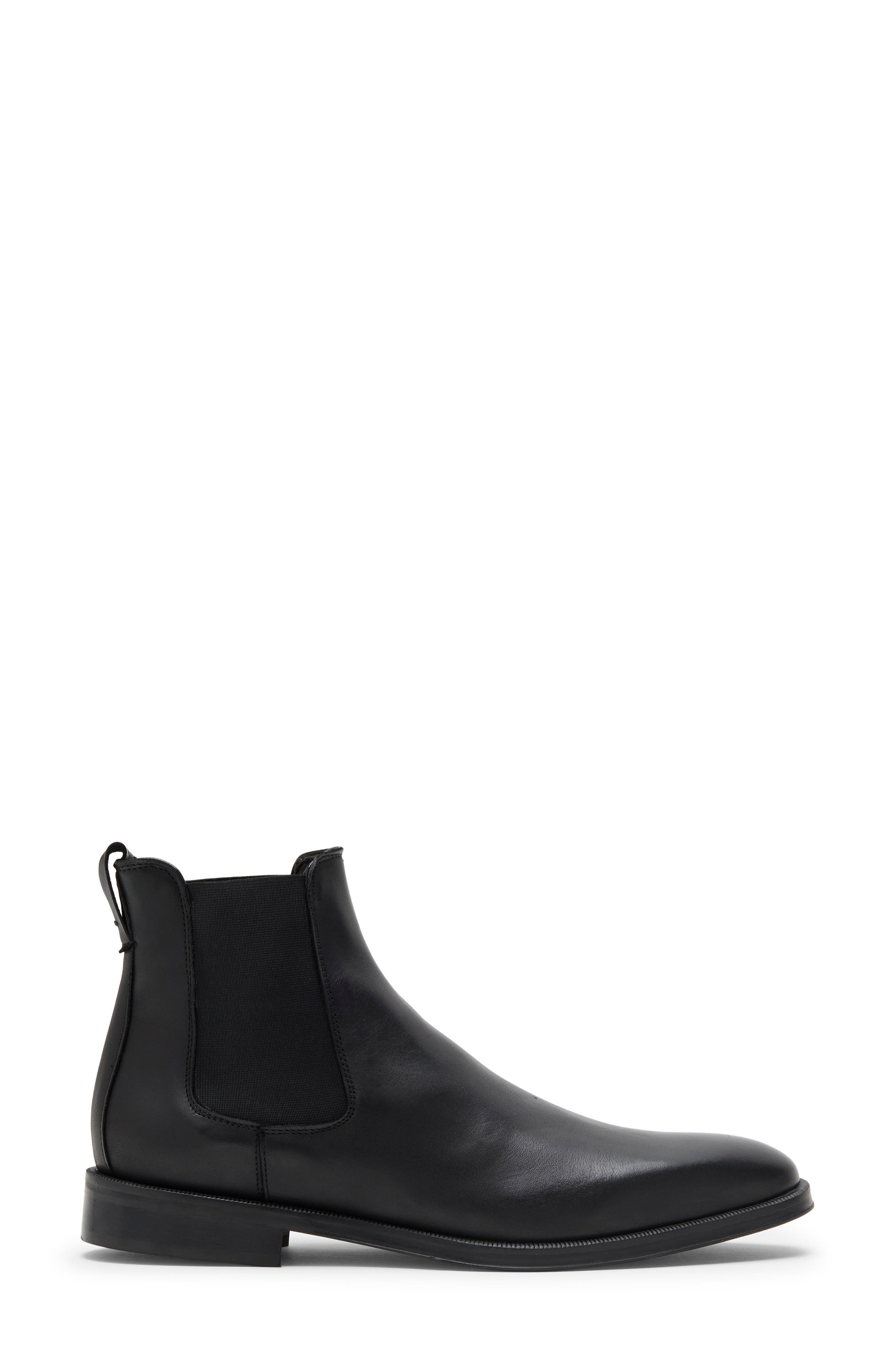 Rivoli Dress Leather Chelsea Boot, Alternate, color, BLACK LEATHER
