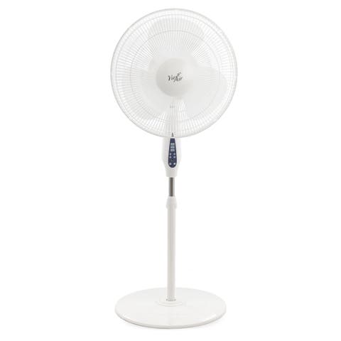 16 Inch 3 Speed Oscillating Stand Fan with Remote Control
