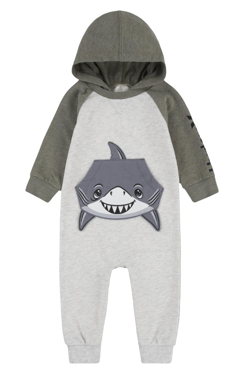 Hurley Shark Hooded Coverall, Main, color, 