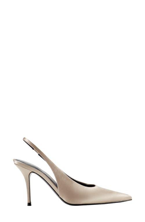 Marc Fisher Ltd Leynne Slingback Pointed Toe Pump In Neutral