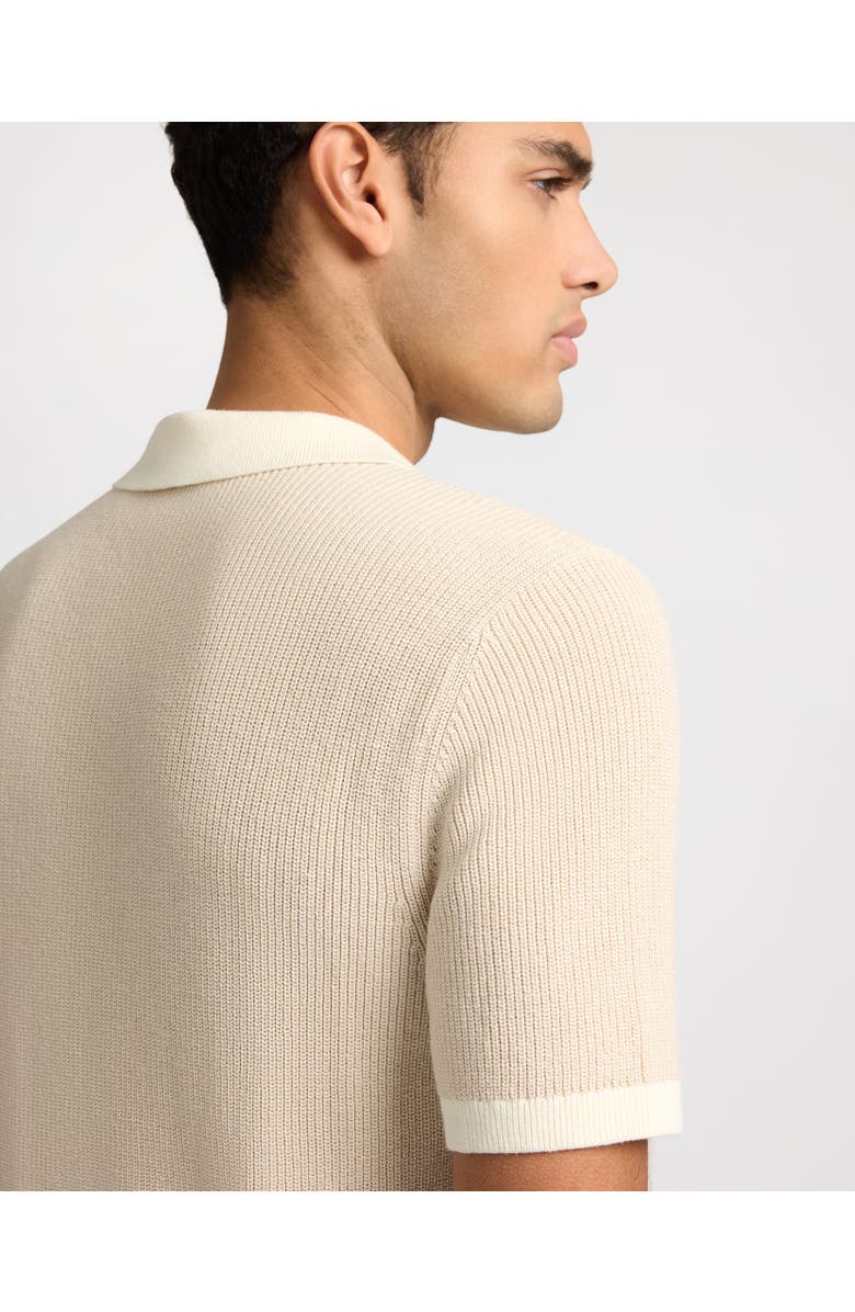 Onia Cotton Linen Button Up Sweater, Alternate, color, Stone/Egret