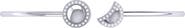 LuvMyJewelry Moon Phases Diamond Cuff Bracelet