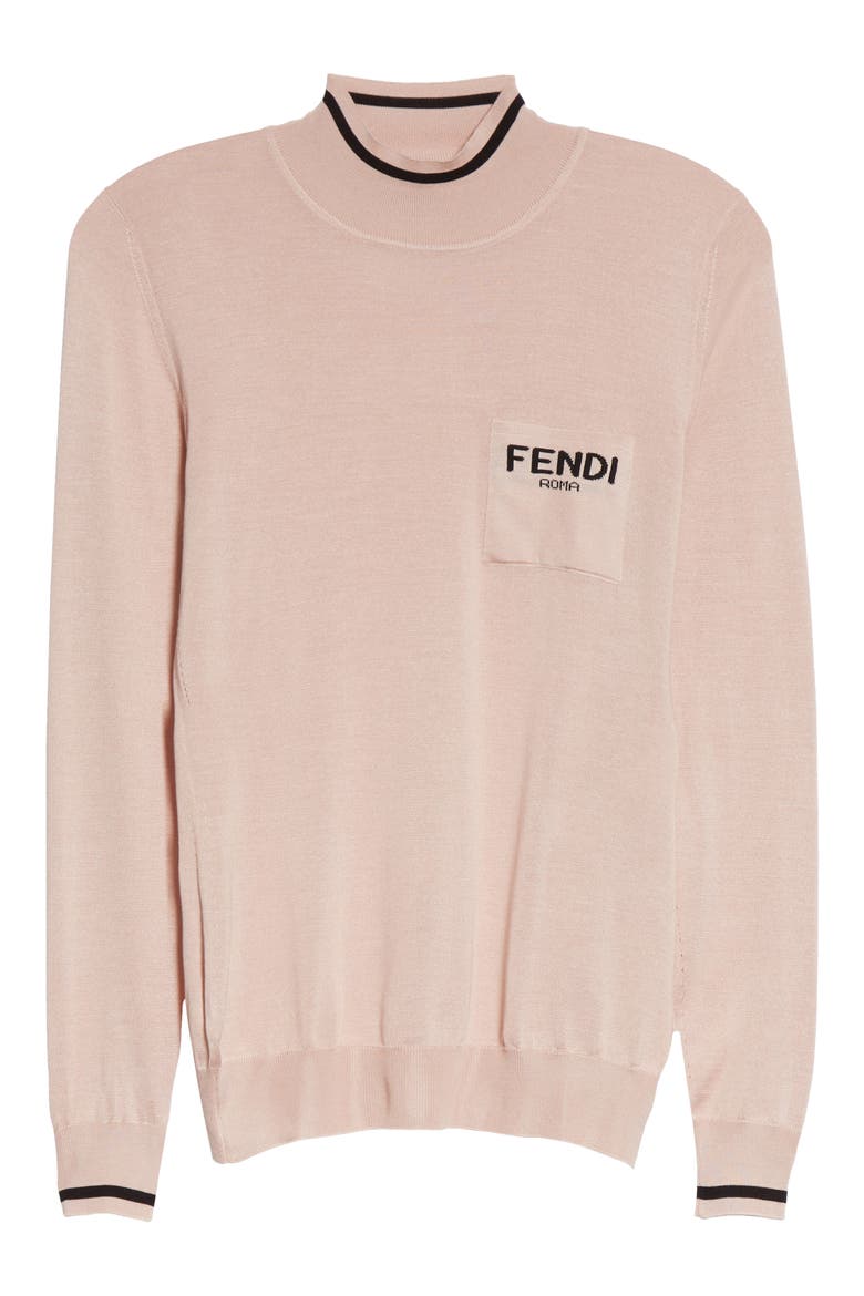Logo Pocket Silk Sweater, Alternate, color, SNAKE