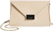 Kate Spade New York anna medium envelope leather convertible clutch