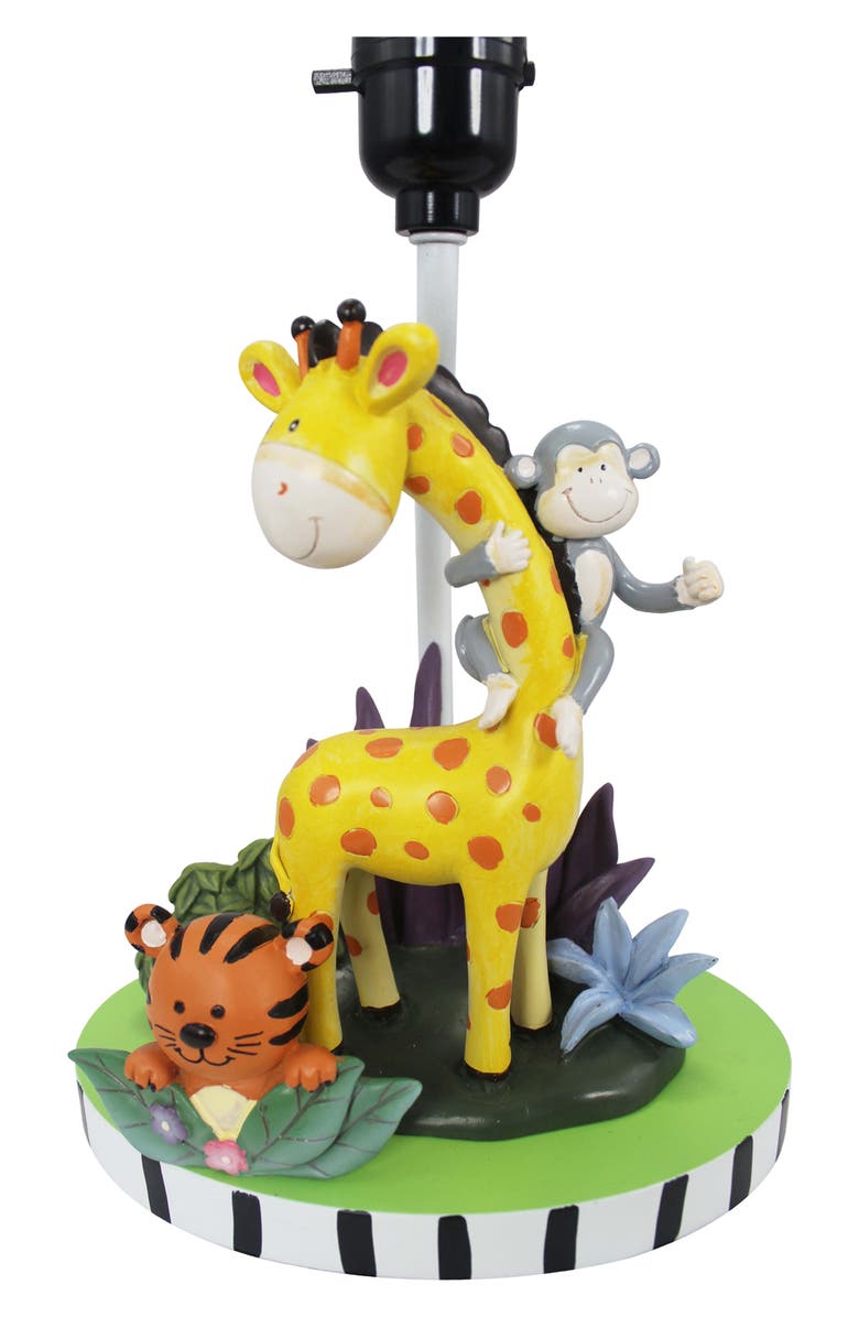 Teamson Kids Fantasy Fields Sunny Safari Table Lamp, Alternate, color, Blue/ Multi-Color