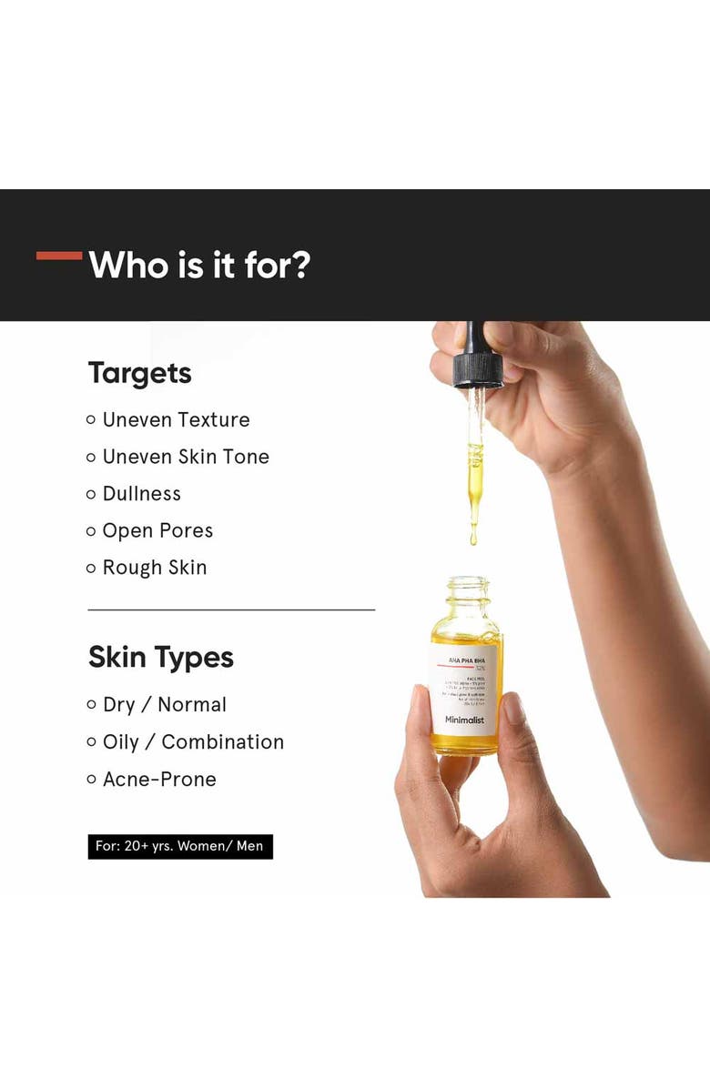 Minimalist AHA PHA BHA 32% Face Peel, Alternate, color, 