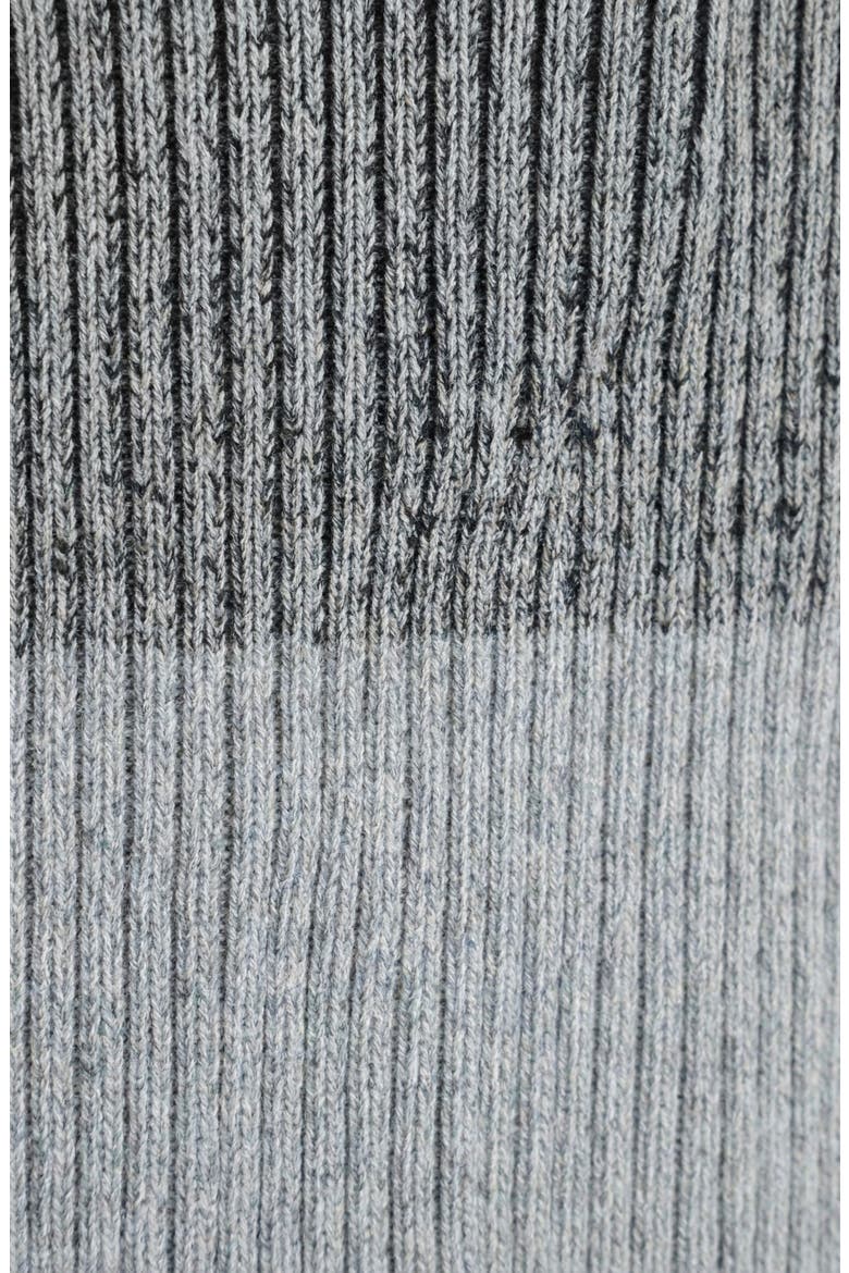 Colorblock Polo Collar Knit Vest, Alternate, color, Light Grey / Charcoal