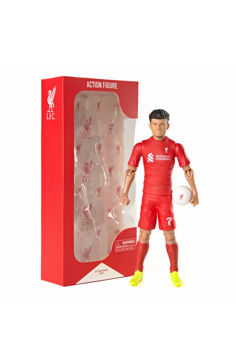 Banbo Toys SOCKERS Liverpool F.C. Luis Diaz 8" Collectible Soccer Action Figure, Main, color, Red
