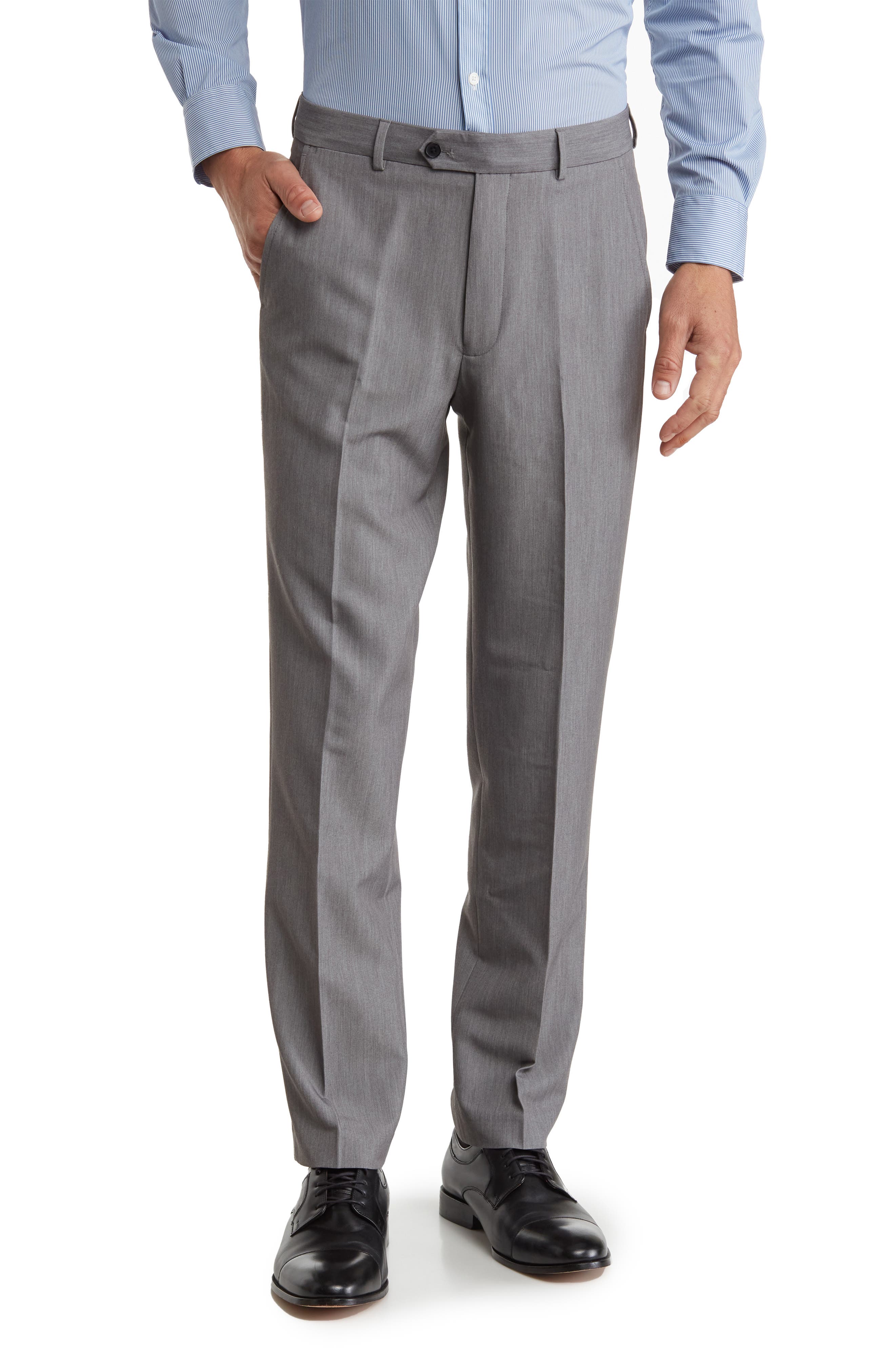 Nautica Flat Front Solid Trousers