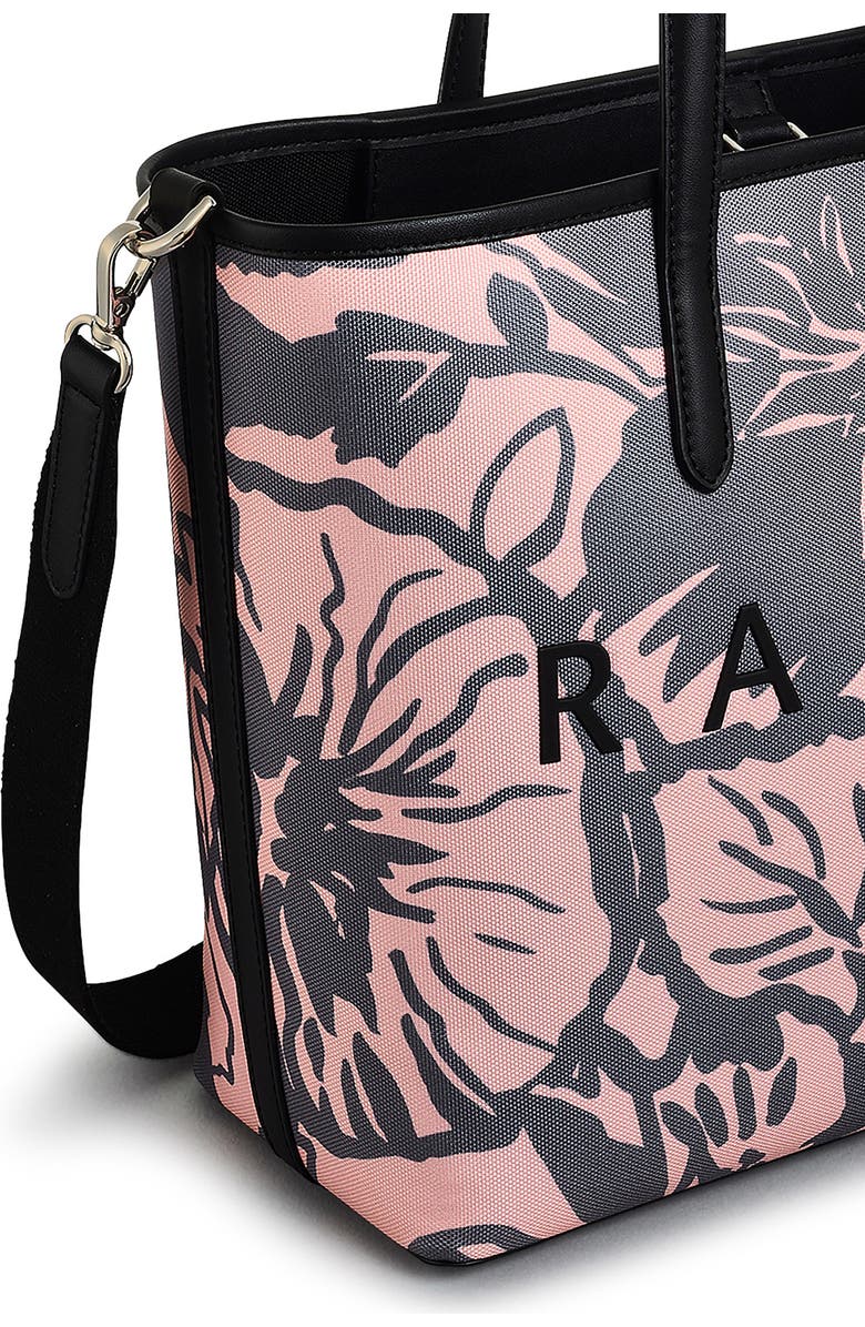 Radley Southwell Gardens Floral Medium Crossbody Bag, Alternate, color, Black/Pink