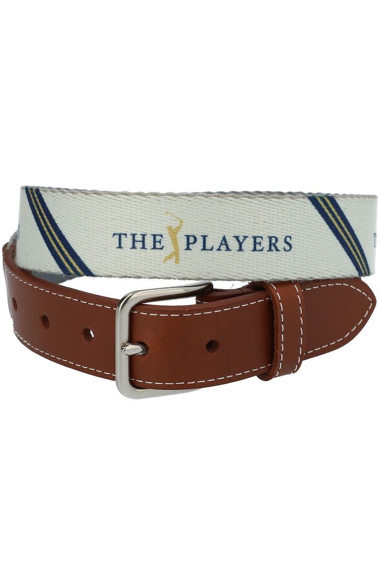 J.T. Spencer Men's Peter Millar Stone THE PLAYERS Striped Belt, Alternate, color,