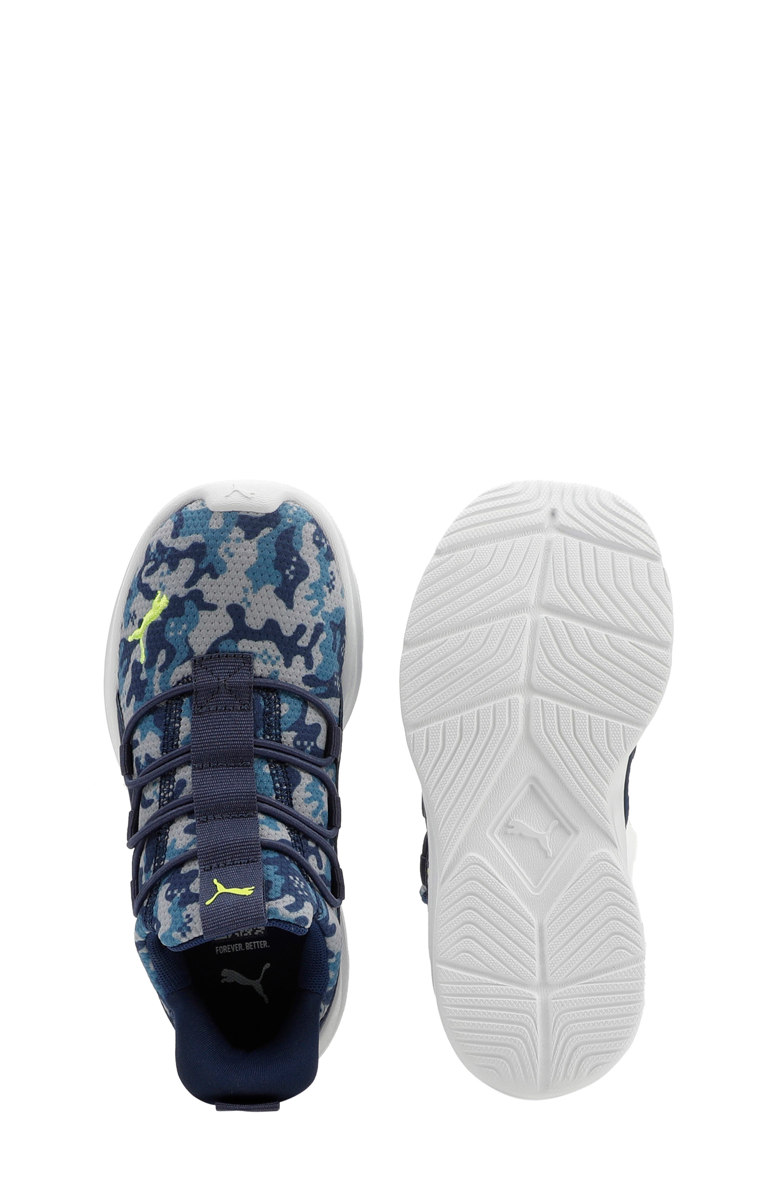 Kids' One4All 2.0 Mesh Slip-On Sneaker, Alternate, color, BLUE JEWEL/ ELECTRIC LIME