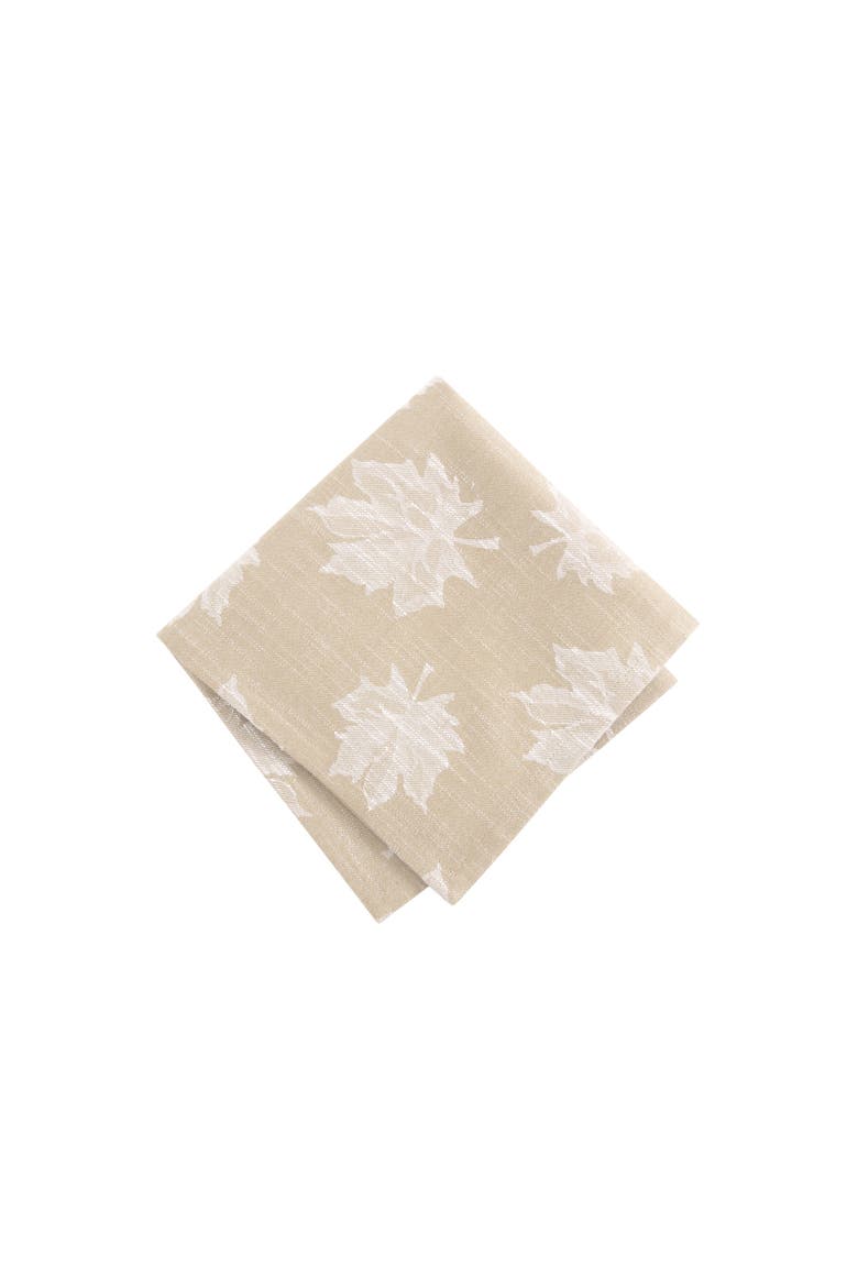 Falling Leaves Jacquard Napkins Set of 8, Alternate, color, Taupe